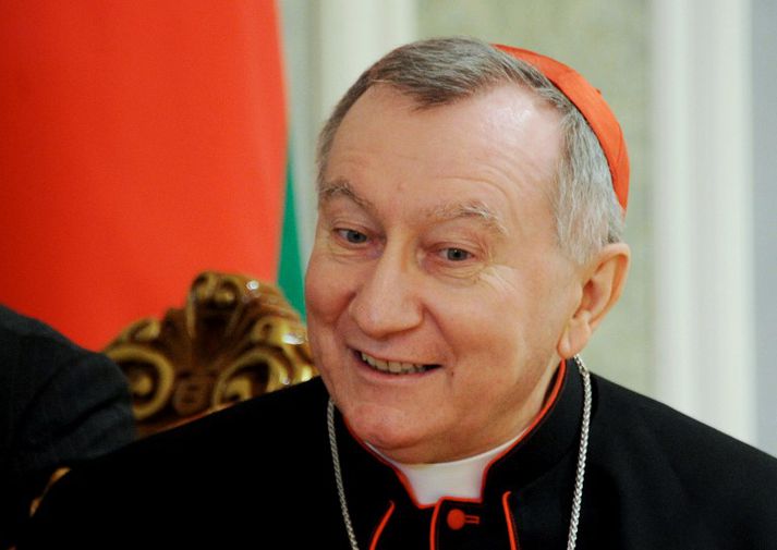 Kardinálinn Pietro Parolin gegnir hlutverki utanríkisráðherra Vatikansins.