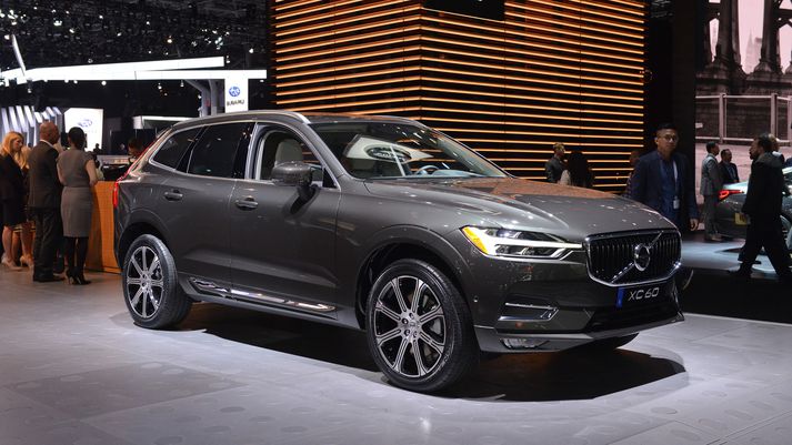 Volvo XC60 á bílasýningunni í New York.