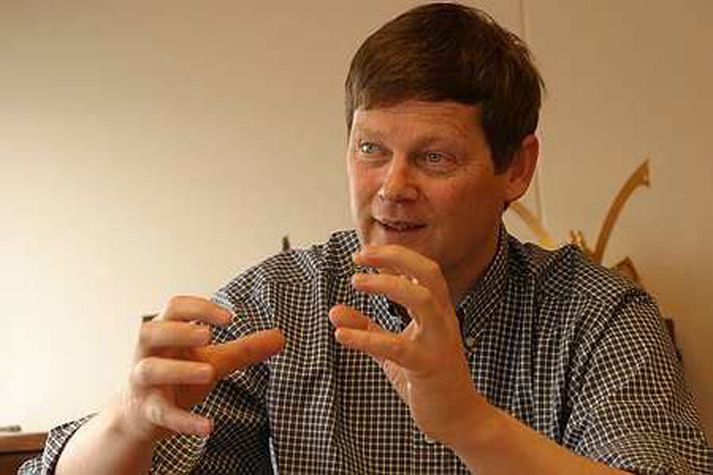 Þorsteinn Már Baldvinsson, stjórnarformaður Glitnis, var í hádegisviðtali hjá Markaðnum í dag.