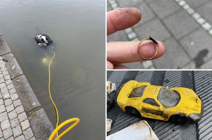 Podczas akcji przeszukiwania dna jeziorka znaleziono, wiele innych rzeczy, w tym także pierścionek, jednak nie ten, którego poszukiwano.