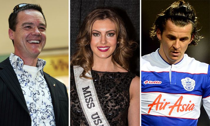 Þau bitu á agnið. Frá vinstri: Stefan Dennis, Erin Brady og Joey Barton.