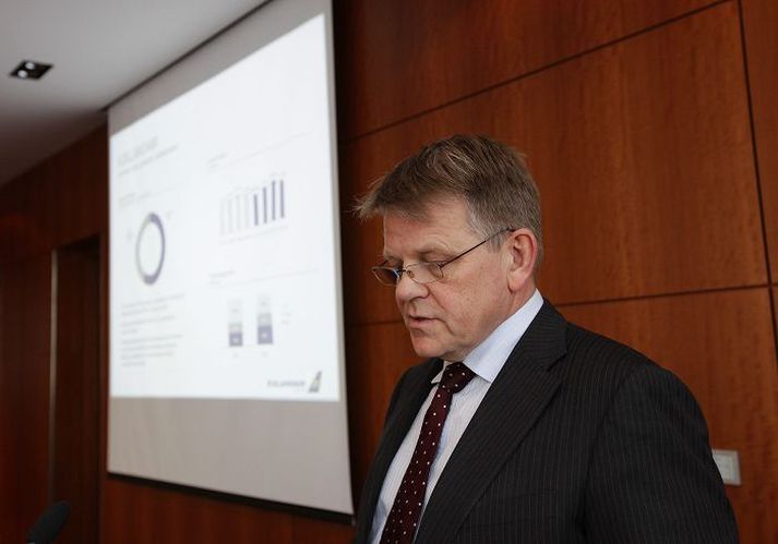 Björgólfur Jóhannsson, forstjóri Icelandair Group, segir afkomubætinguna vera að stóru leyti tilkomna vegna mikillar fjölgunar á farþegum milli Evrópu og Norður-Ameríku.fréttablaðið/vilhelm