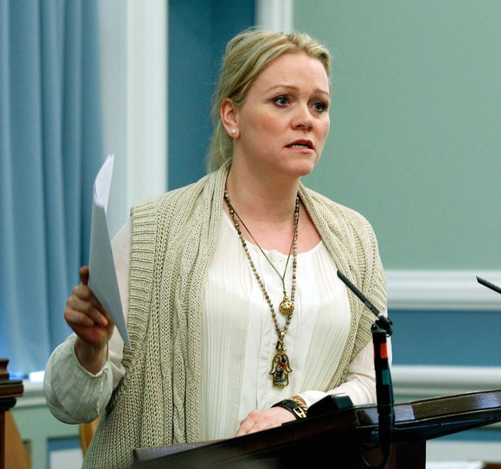 Katrín Júlíusdóttir, þingkona Samfylkingarinnar. 