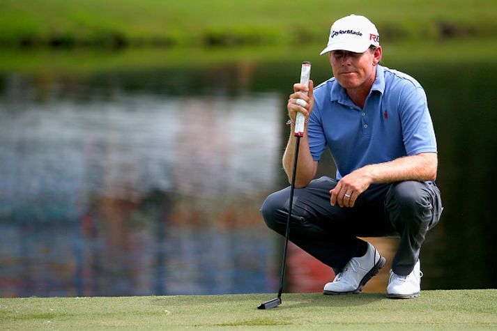 Justin Leonard var frábær á fyrsta hring.