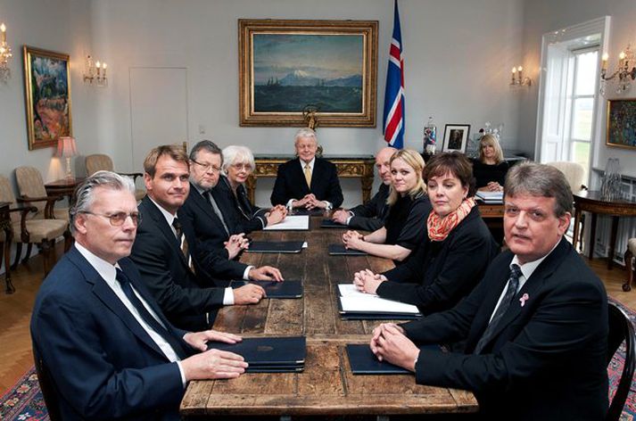 Frá ríkisráðsfundi fyrr á árinu.