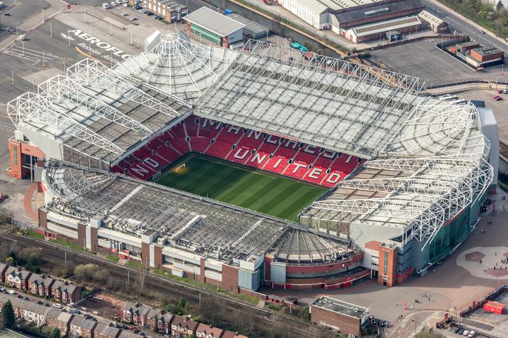 Old Trafford, heimavöllur Manchester United í 110 ár.