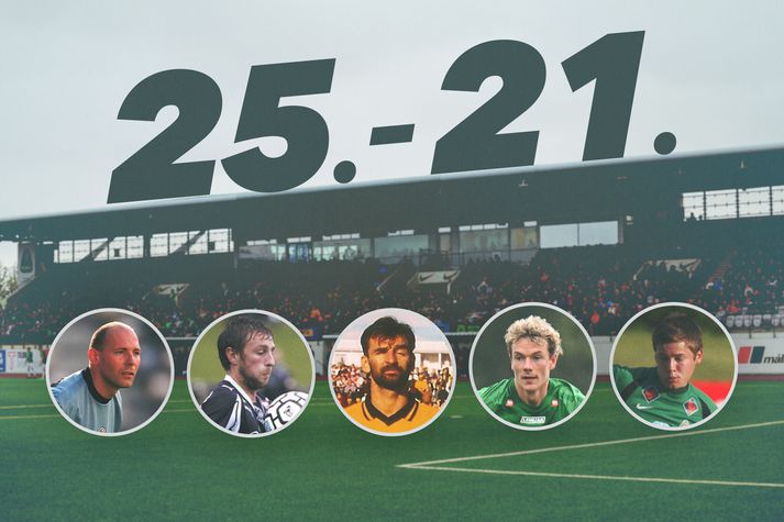 Leikmennirnir sem enduðu í sætum 25-21.