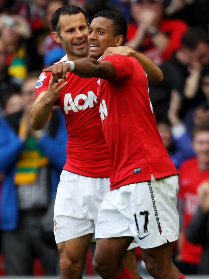 Ryan Giggs og Nani.