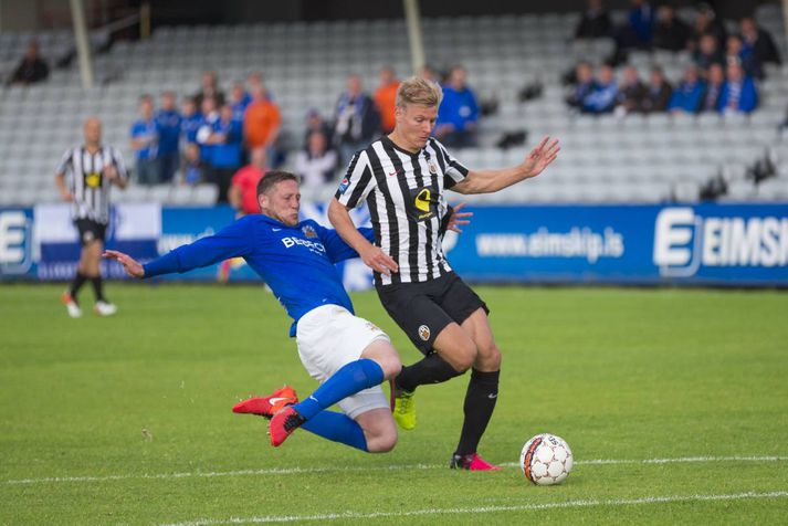 Morten Beck Andersen í Evrópuleik gegn Glenavon síðasta sumar.