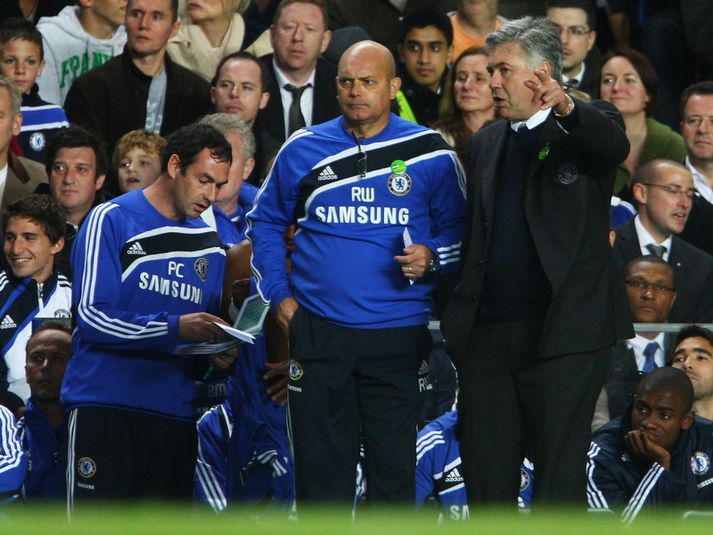 Ray Wilkins og Carlo Ancelotti.