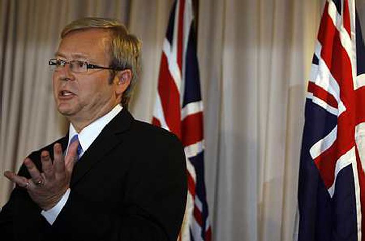 Kevin Rudd boðar nýjar áherslur Ástrala í umhverfismálum.
