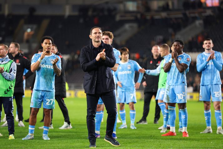 Frank Lampard hefur sannað sig fyrir stuðningsmönnum Coventry sem efuðust stórlega um ráðninguna. 