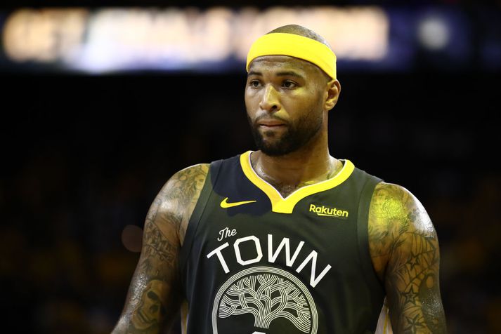 Cousins í leik með Warriors á síðustu leiktíð en hann er nýgenginn í raðir Lakers.