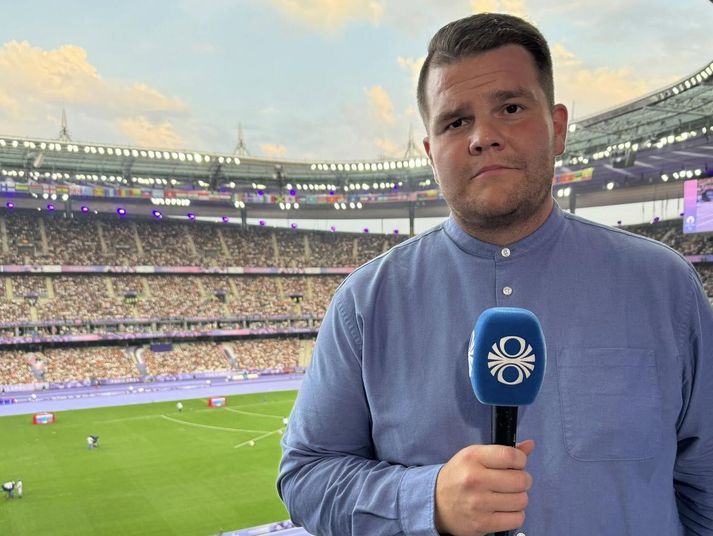 Óðinn Svan færði sig yfir á íþróttadeildina í kringum HM 2022.