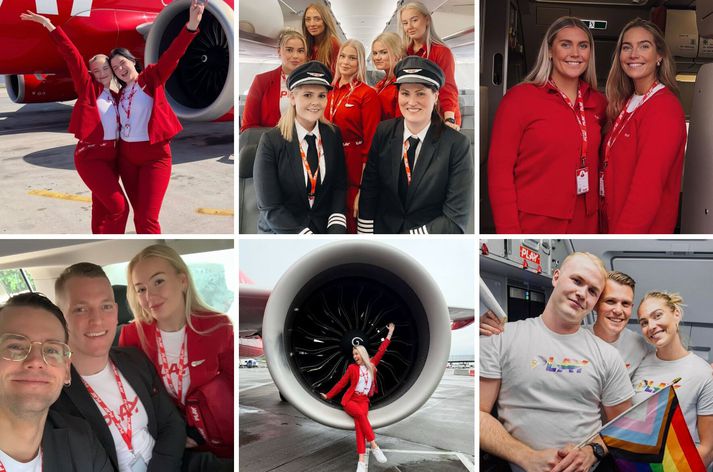Flugfreyjur og flugþjónar félagsins kveðja Play með söknuði á Instagram.