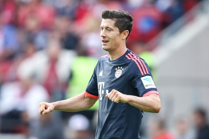 Robert Lewandowski gerði fimm mörk á níu mínútum á dögunum.