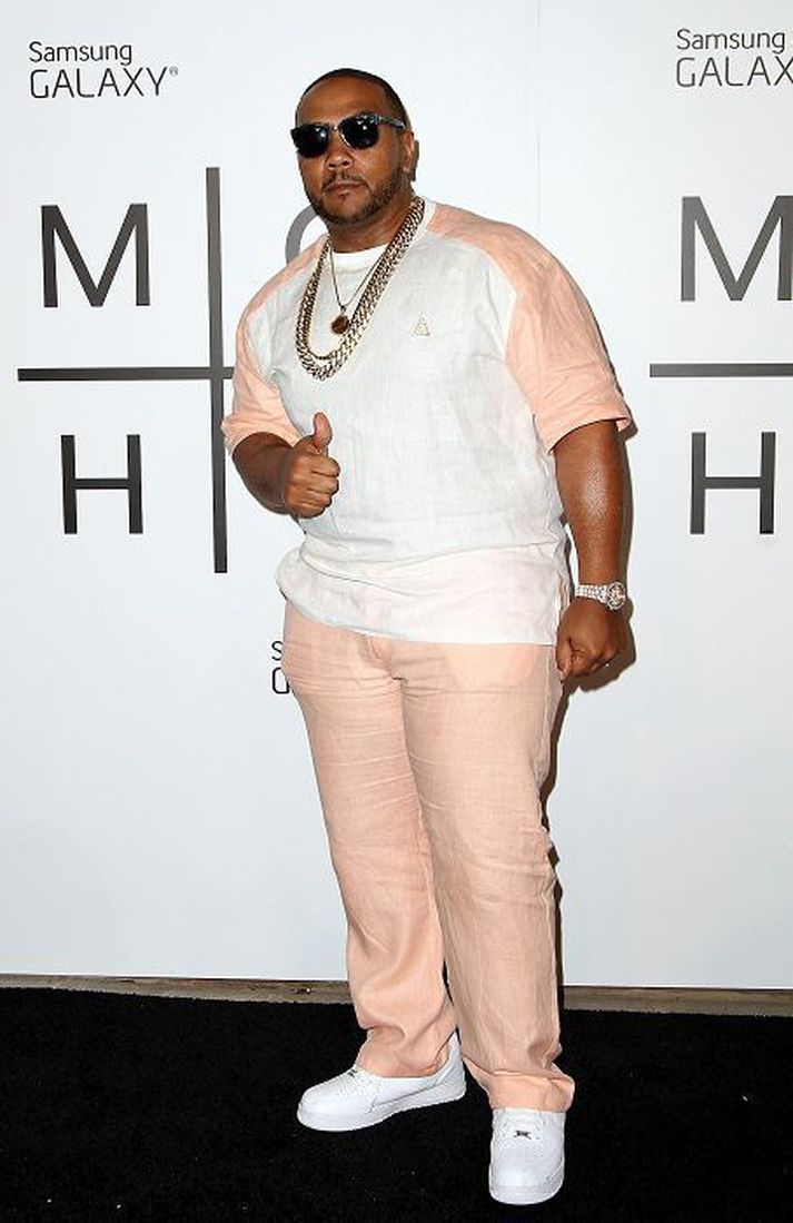 Rapparinn Timbaland skilur við eiginkonu sína til fimm ára, Monique Mosley.