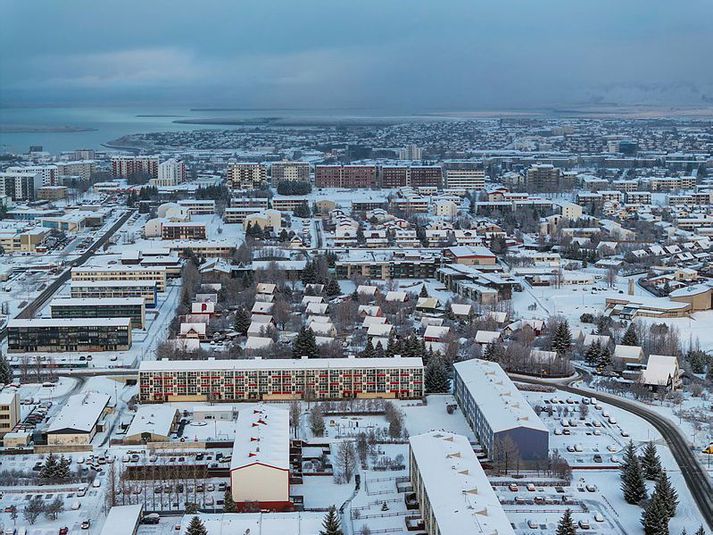 Reikna má með því að ríflega þriðjungur íbúðanna á þessari mynd sé í eigu stórtækra íbúaðeigenda.