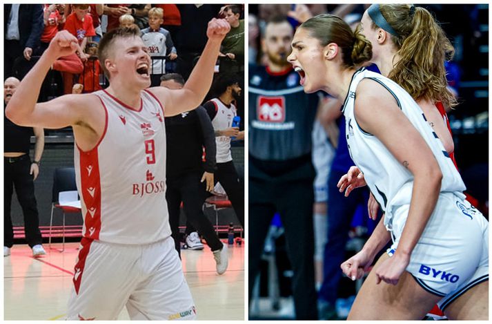 Kristinn Pálsson og Birna Valgerður Benónýsdóttir voru valin leikmann ársins í körfuboltanum.