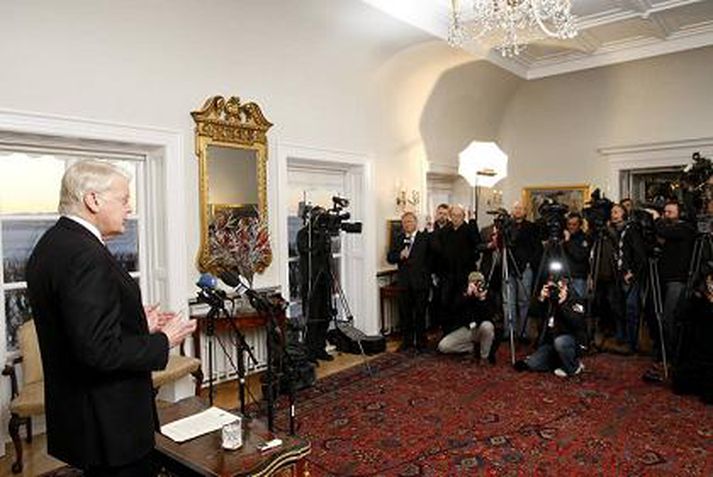 Ólafur Ragnar Grímsson forseti Íslands synjaði lögum um Icesave staðfestingar í gær. Mynd/ Pjetur.