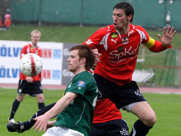 Haraldur Guðmundsson, fyrirliði Keflavíkur.