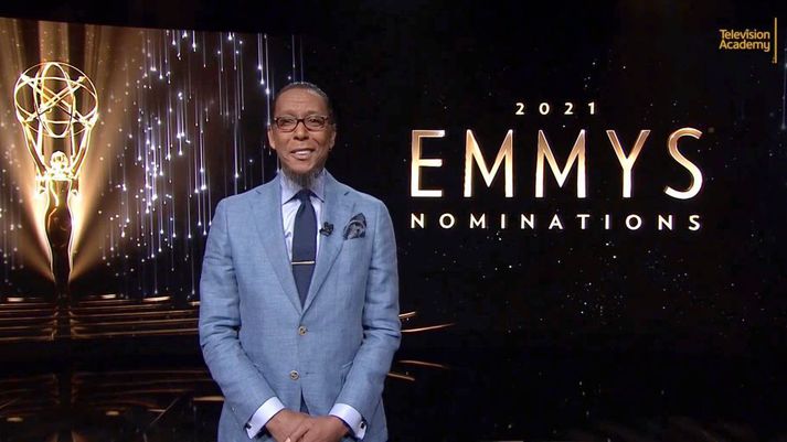 Leikarinn Ron Cephas Jones var einn þeirra sem kynnti tilnefningar til Emmy verðlaunanna í ár.