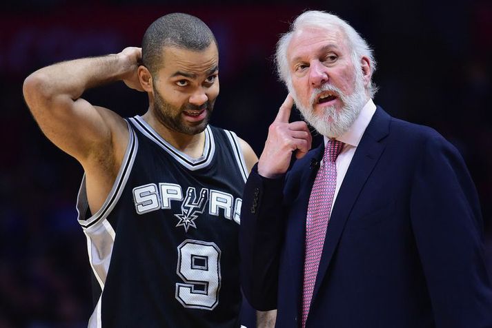 Popovich og Parker eru komnir í undanúrslit.