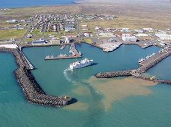 Séð yfir Þorlákshöfn.