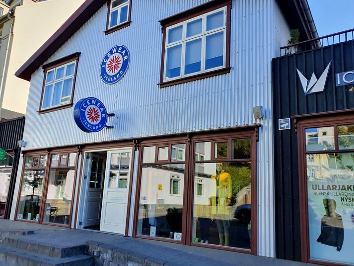 Verslun Icewear í göngugötunni á Akureyri.