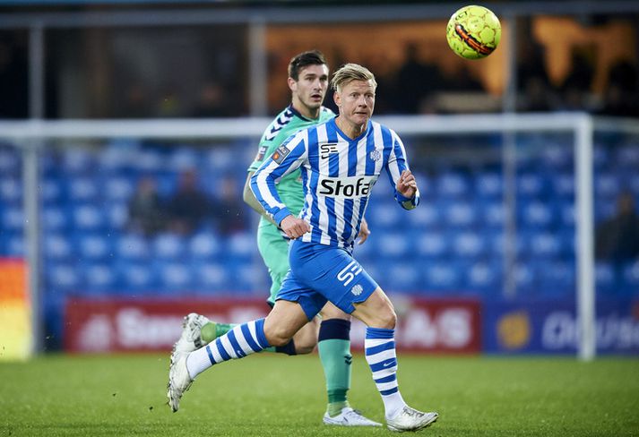 Lasse Rise í leik með Lyngby.