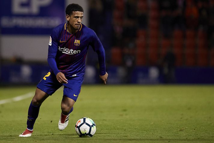 Marcus McGuane fór frá Arsenal til Barcelona.