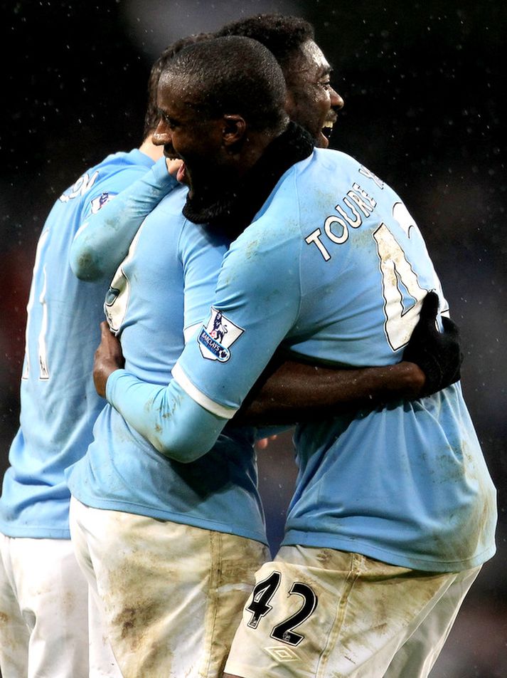Yaya Toure og Kolo Toure.