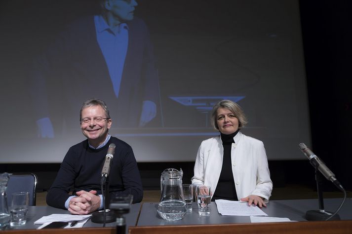 Jón Atli Benediktsson og Guðrún Nordal telja bæði nauðsynlegt að efla fjármagn til Háskóla Íslands. 