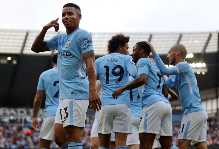 Gabriel Jesus líður vel hjá Man City