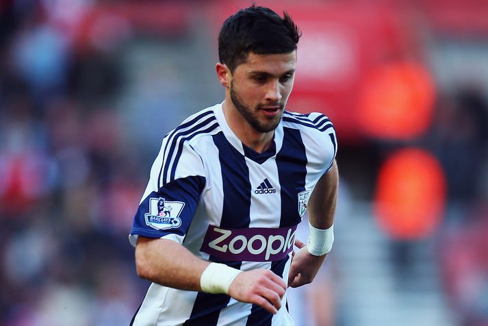 Shane Long í leik með WBA á tímabilinu.