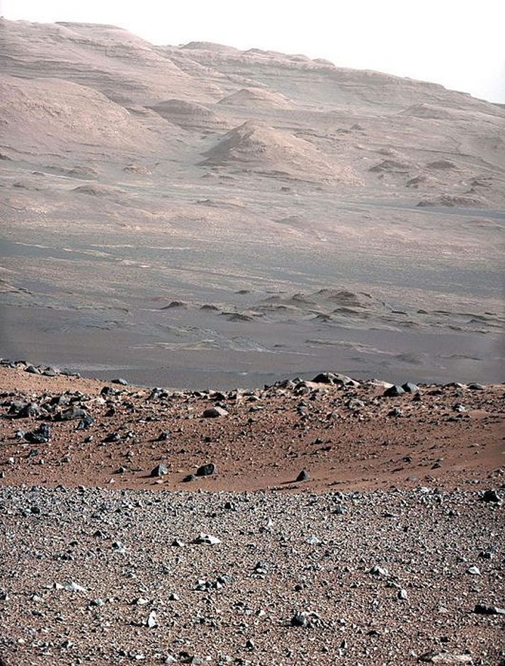 Skorningar í fjöllunum á Mars gætu veitt vísbendingar um veðurfar á plánetunni á meðan vatn fannst á yfirborðinu.
