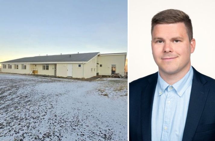 Guðlaugur segir byggðarráð eiga í samtali við fasteignasala og engar upplýsingar verða veittar að svo stöddu.