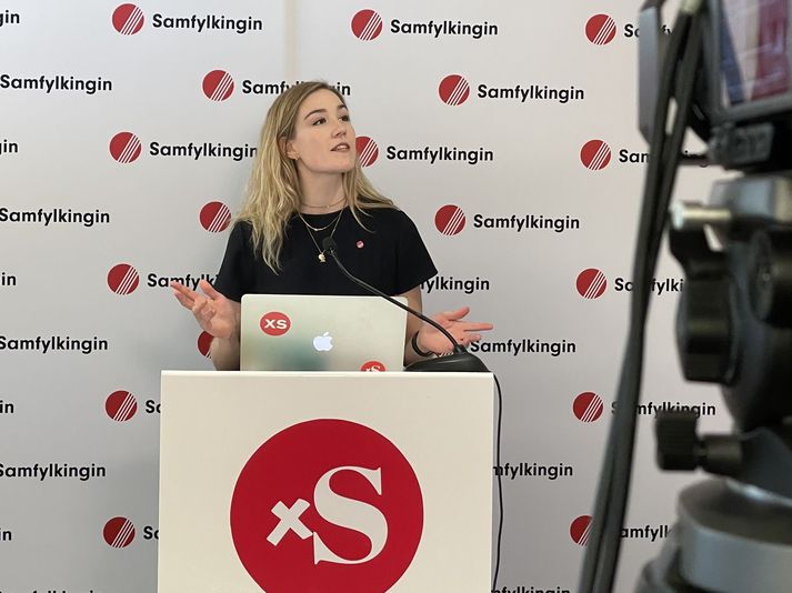 Ragna Sigurðardóttir forseti Ungra jafnaðarmanna.