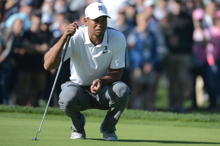 Tiger Woods virðist ekki líklegur til að vinna mót þessa dagana.