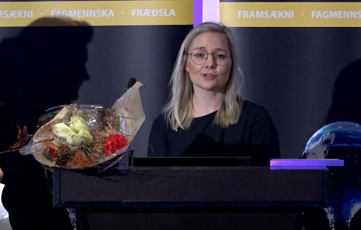 Birna Magnea Bogadóttir, sölustjóri hjá Ikea. Ikea var eitt þeirra fyrirtækja sem hlaut viðurkenningu Ánægjuvogarinnar. 