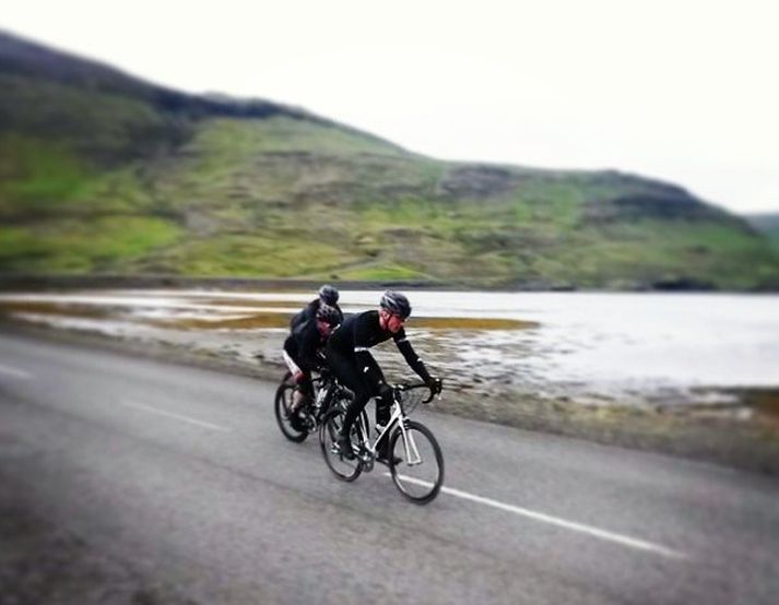 Hjólreiðakeppnir hafa notið mikilla vinsælda hér á landi síðustu ár.