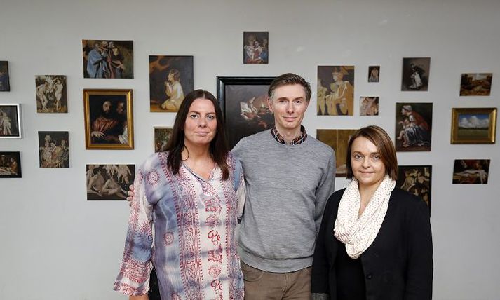 Sýningin verður opnuð í dag klukkan 14.00 en þar má sjá myndir af mörgum verkum gömlu meistaranna.