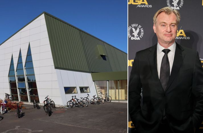 Starfsfólk sem starfar við framleiðslu á kvikmynd Nolan fékk inn í Hvolsskóla.