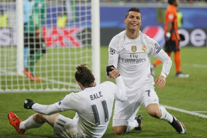 Cristiano Ronaldo og Gareth Bale.