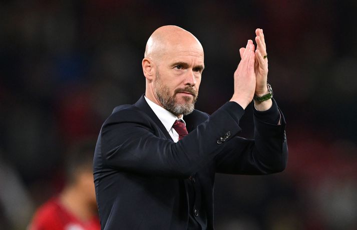 Þrátt fyrir misjafnt gengi í vetur hefur Erik ten Hag fulla trú á því að hann sé á réttri leið með lið Manchester United.