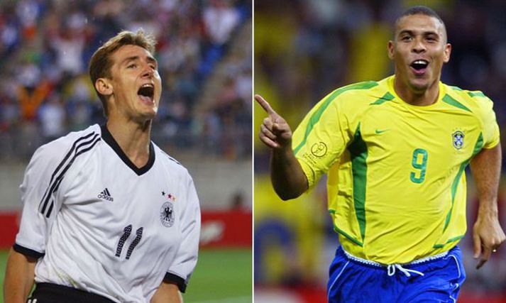 Klose og Ronaldo.