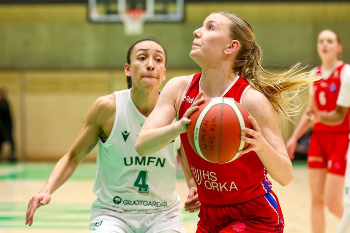 Þóra Kristín Jónsdóttir er lykilmaður hjá Haukum en missir af byrjun tímabilsins vegna meiðsla.