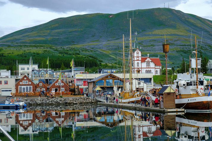 Húsavík er á Norðausturlandi, en þar er spáð hvað hlýjustu veðri í dag.