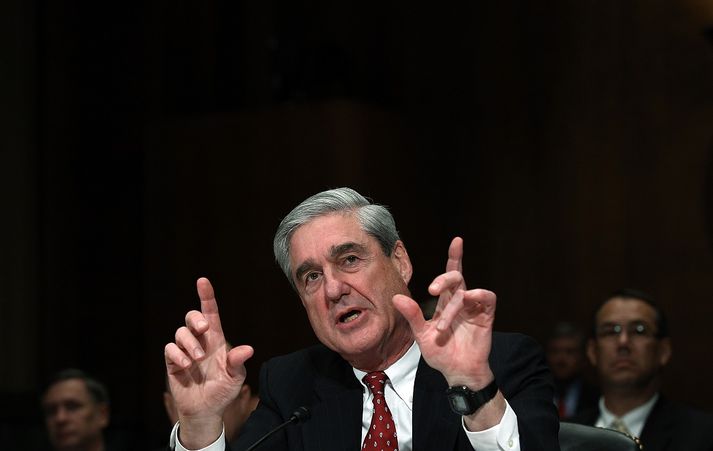 Robert Mueller hefur rannsakað meint afskipti Rússa af forsetakosningunum.