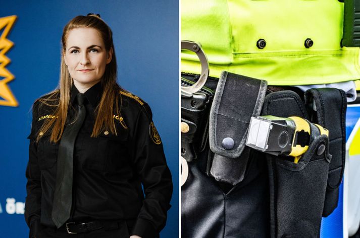 Margrét Kristín Pálsdóttir er lögreglustjóri á Suðurnesjum. Hún segir aðrar valdbeitingartæki hafa verið íhuguð en að beita rafvopni